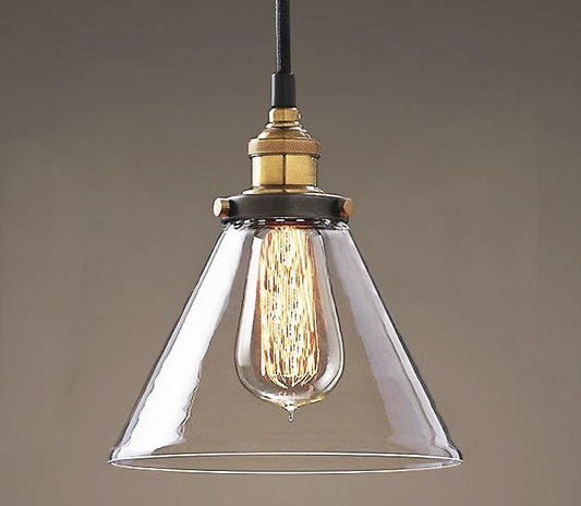 Leona Glass Edison pendent lamp - CIR Designs