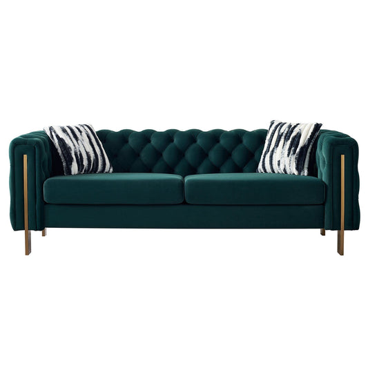 Emerald velvet sofa - CIR Designs