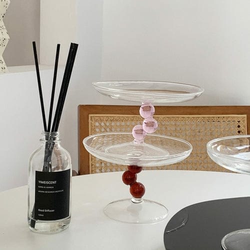 Elevated Glass Accent Dish - CIR Designs